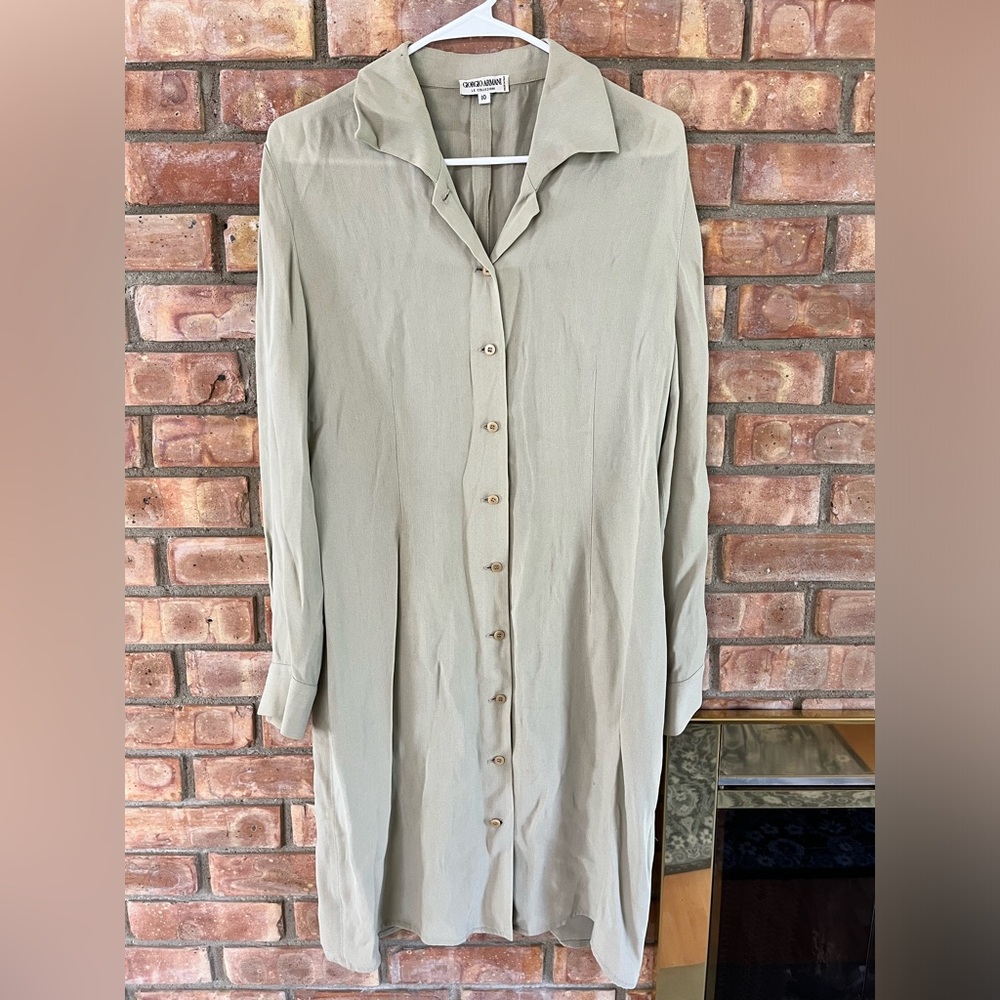 Vintage Giorgio Armani Long Sleeve Dress